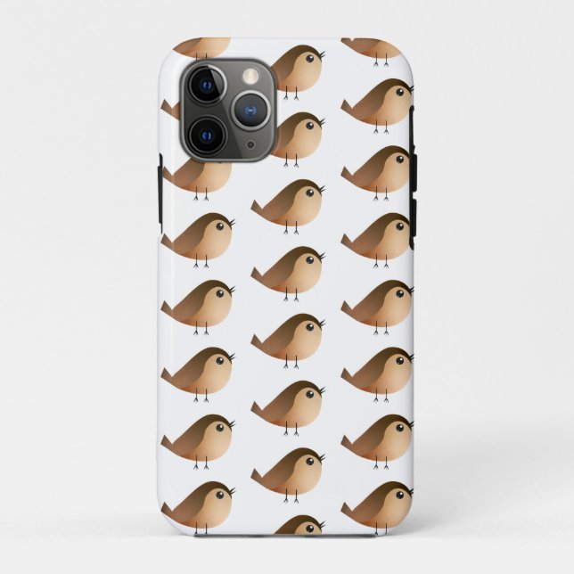 Sparrow Bird Cartoon  Case-Mate iPhone Case (Back)