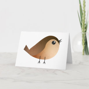 Sparrow Bird Cartoon  Invitation