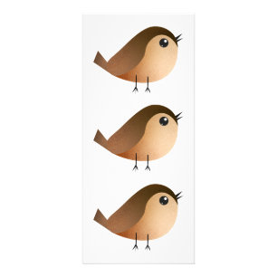 Sparrow Bird Cartoon Rack Card