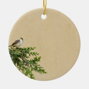 Sparrow Ceramic Ornament