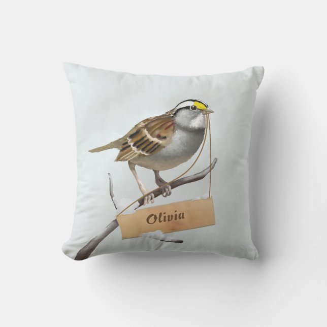 Sparrow Cushion (Front)
