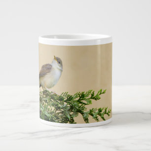 Sparrow large coffee mug