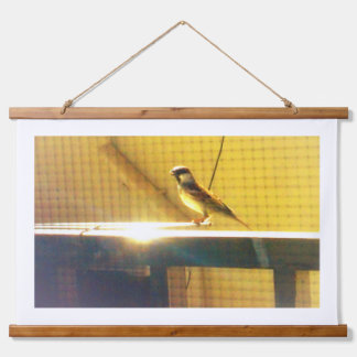 Sparrow Nature Wall Tapestry |Modern Wildlife Wall