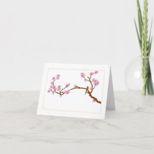 Sparrow on Tree - Notecard