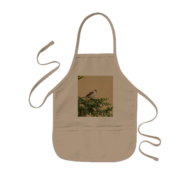 Sparrow Postcard Kids Apron (Front)