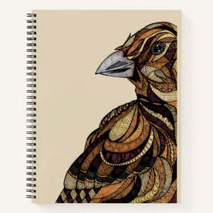 Sparrow Sketchbook Notebook