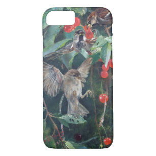 Sparrows in a Cherry Tree, Bruno Liljefors iPhone 8/7 Case