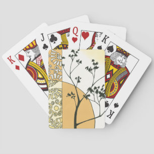 Sparse Tree Silhouette by Megan Meagher Playing Cards