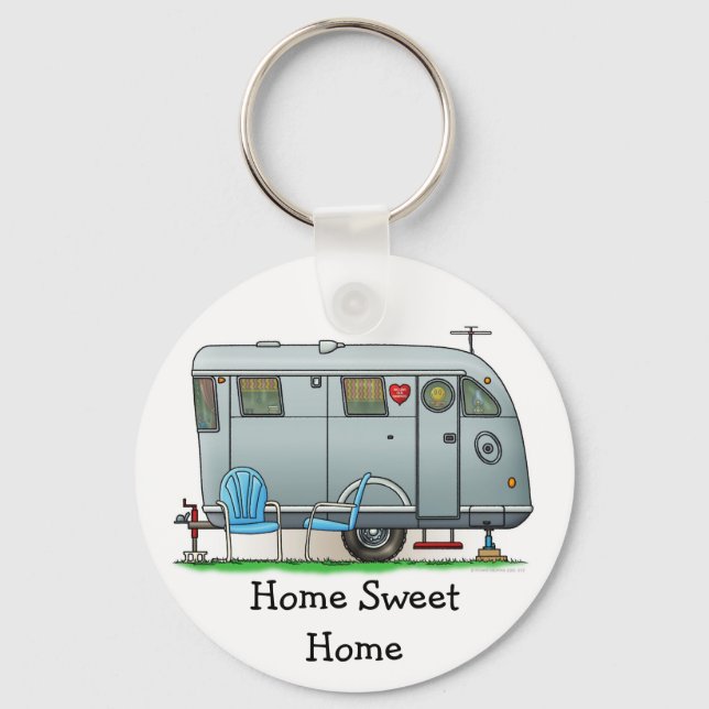 Spartan Camper Trailer RV HSH Key Ring (Front)