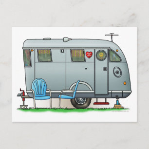 Spartan Camper Trailer RV Postcard