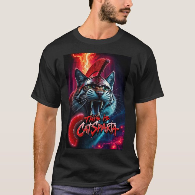 Spartan Cat T-Shirt (Front)
