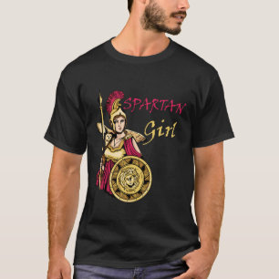 Spartan Girl Leonidas Sparta Warrior Gladiator Sol T-Shirt