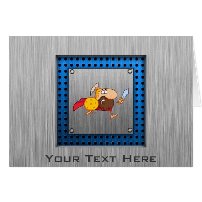 Spartan Gladiator; Metal-look (Front Horizontal)