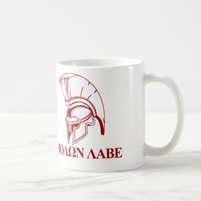 Spartan Greek Come and Take It Molon Labe Coffee Mug (Right)