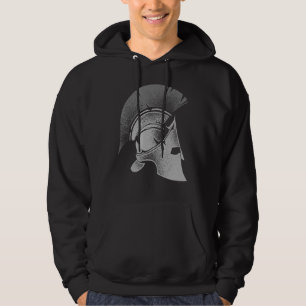 Spartan Greek Helmet  Cute Gladiator Men Women Hoodie