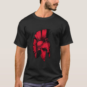Spartan Greek Helmet Cute Troy Fighters Funny T-Shirt