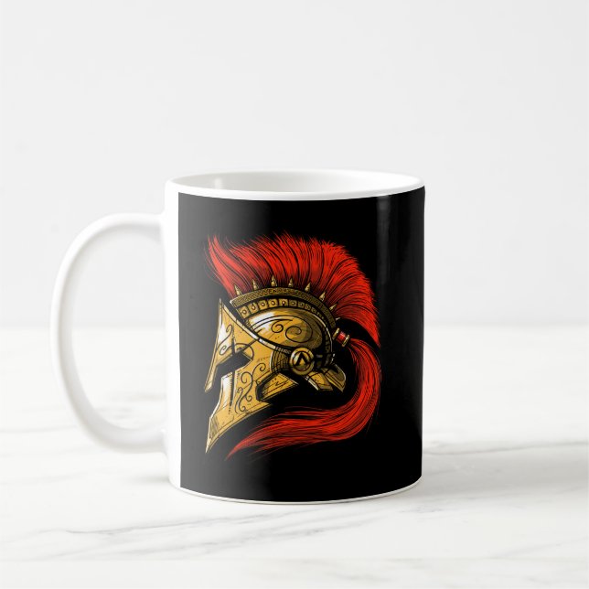 Spartan Helmet Coffee Mug (Left)