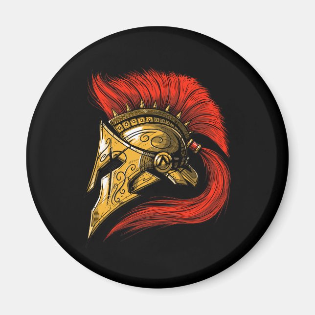 Spartan Helmet Magnet (Front)