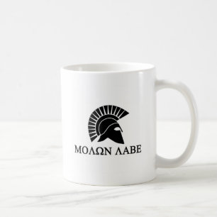 Spartan Helmet Molon Labe Coffee Mug