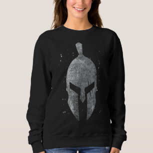Spartan Helmet Symbol Sparta Gladiator Workout Gym Sweatshirt