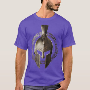 Spartan Helmet Warrior Gladiator Workout Sparta Gr T-Shirt