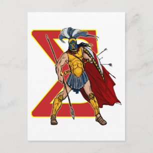 SPARTAN HOPLITES POSTCARD
