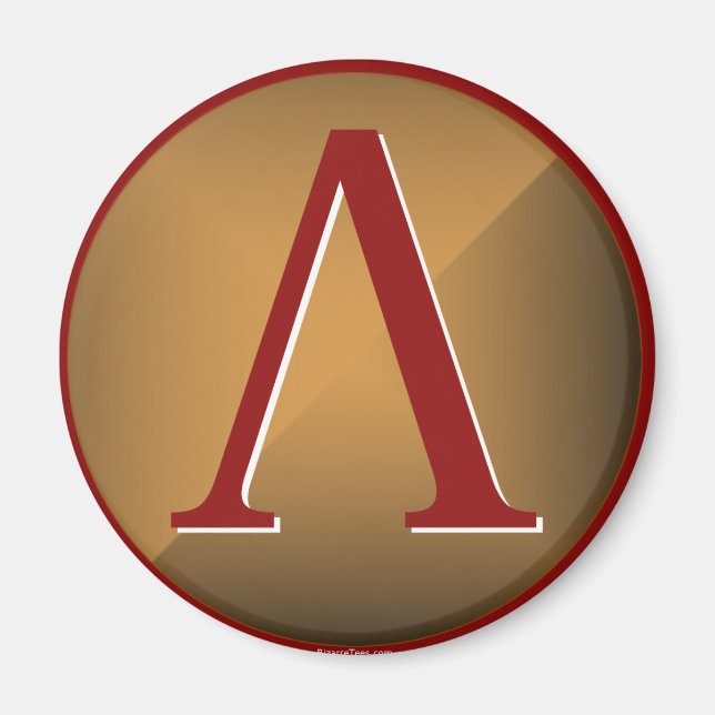 Spartan Lambda Shield Magnet (Front)