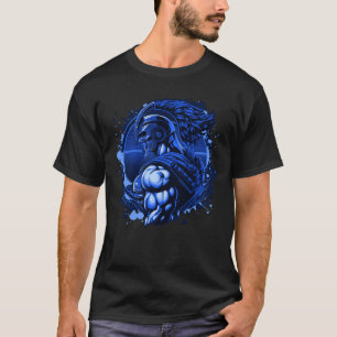 Spartan Mythology Muscles Sparta Workout Greek Gla T-Shirt