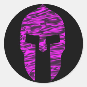Spartan Pink  Classic Round Sticker