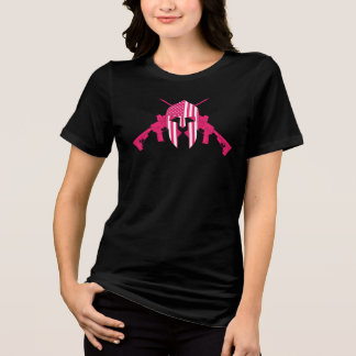 Spartan Pink Tri-Blend Shirt
