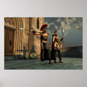 Spartan Sentries Poster