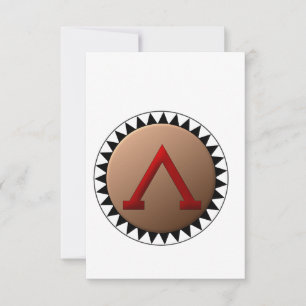 Spartan Shield Invitations