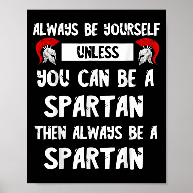 Spartan Spartacus Warrior Soldier Gladiators Helme Poster (Front)