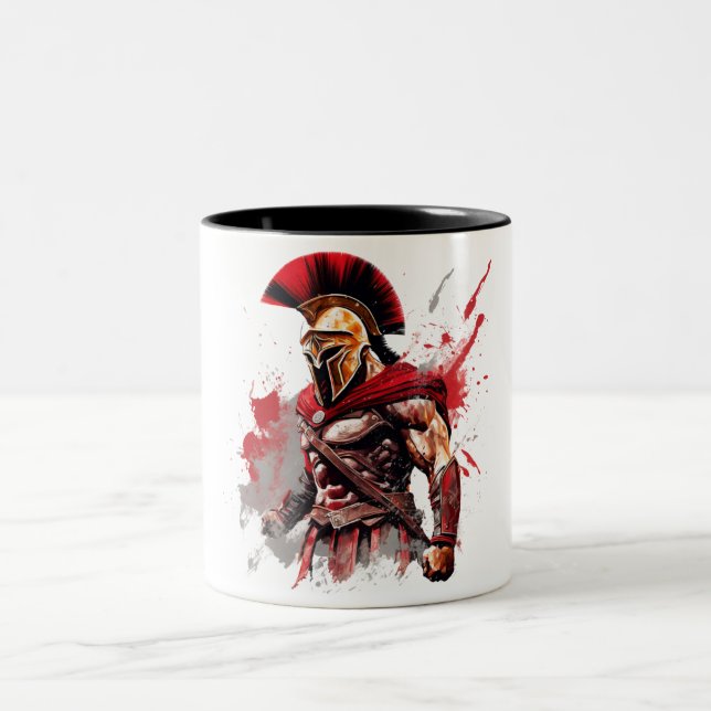 Spartan Spirit: Fearless Warrior Mug (Center)