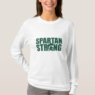 Spartan Strong, exercise workout gym training T-Shirt