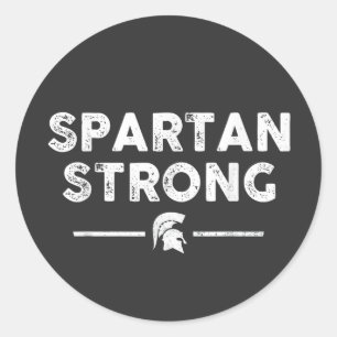 Spartan Strong, Spartan Community Honours Victims Classic Round Sticker