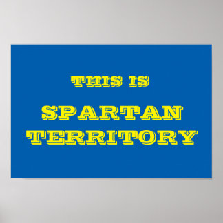 Spartan Territory Poster