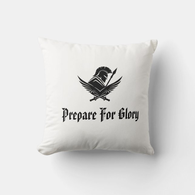 Spartan Throw Pillow  (Front)