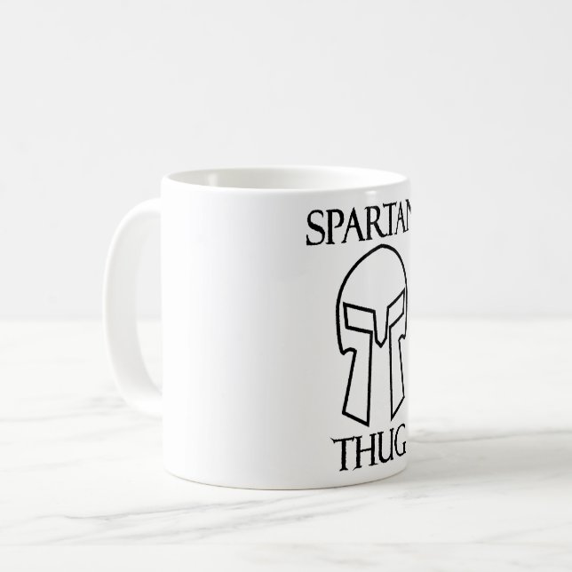 Spartan Thug - White 11 oz Classic Mug (Front Left)
