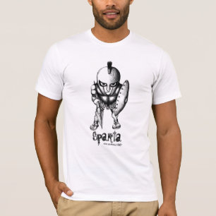 Spartan warrior cool t-shirt design
