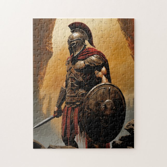 Spartan warrior jigsaw puzzle (Vertical)