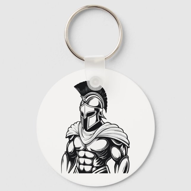 Spartan warrior key ring (Front)