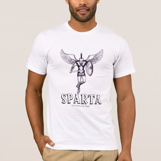 Spartan warrior t-shirt design (Front)