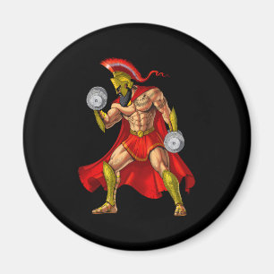 Spartan Warrior Weightlifting Magnet