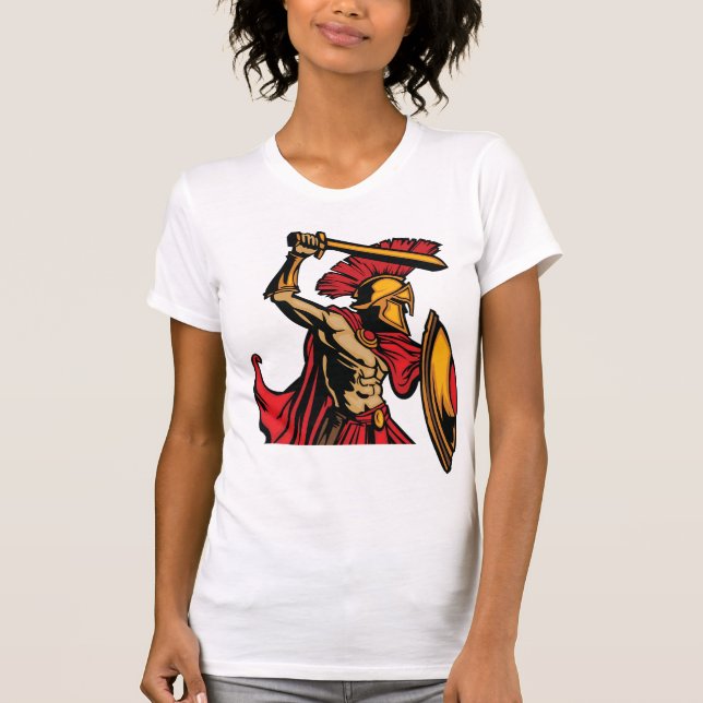 Spartan Warrior Womens T-Shirt (Front)