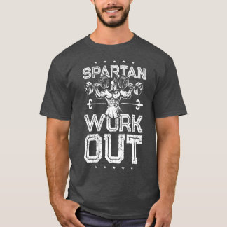 Spartan Workout Lifting Weights Fitness Gym Sparta T-Shirt