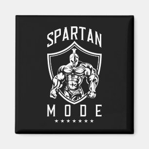 Spartan Workout Mode Fitness Gym Sparta Bodybuildi Magnet