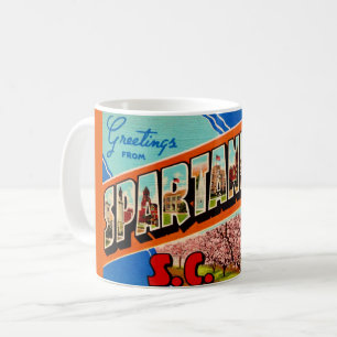 Spartanburg SC Greeting  Coffee Mug