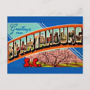 Spartanburg SC Greeting Postcard
