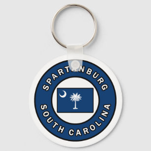 Spartanburg South Carolina Key Ring